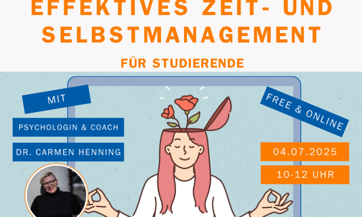 Workshop für Studierende Zeit und Selbstmanagement